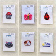 画像をギャラリービューアに読み込む, Papiliodug ☆ 刺繍ワッペン (ミニシリーズ)