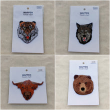 画像をギャラリービューアに読み込む, Papiliodug ☆ 刺繍ワッペン (動物シリーズ L )