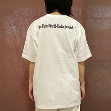 Load image into Gallery viewer, <Made to order> Organic Music T-Shirt “The Third World - Underground” White (S/M/L/XL/XXL)