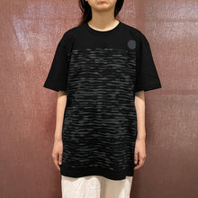 Load image into Gallery viewer, <Made to order>Organic Music T-Shirt “Silent Beach” Black (M/L/XL)