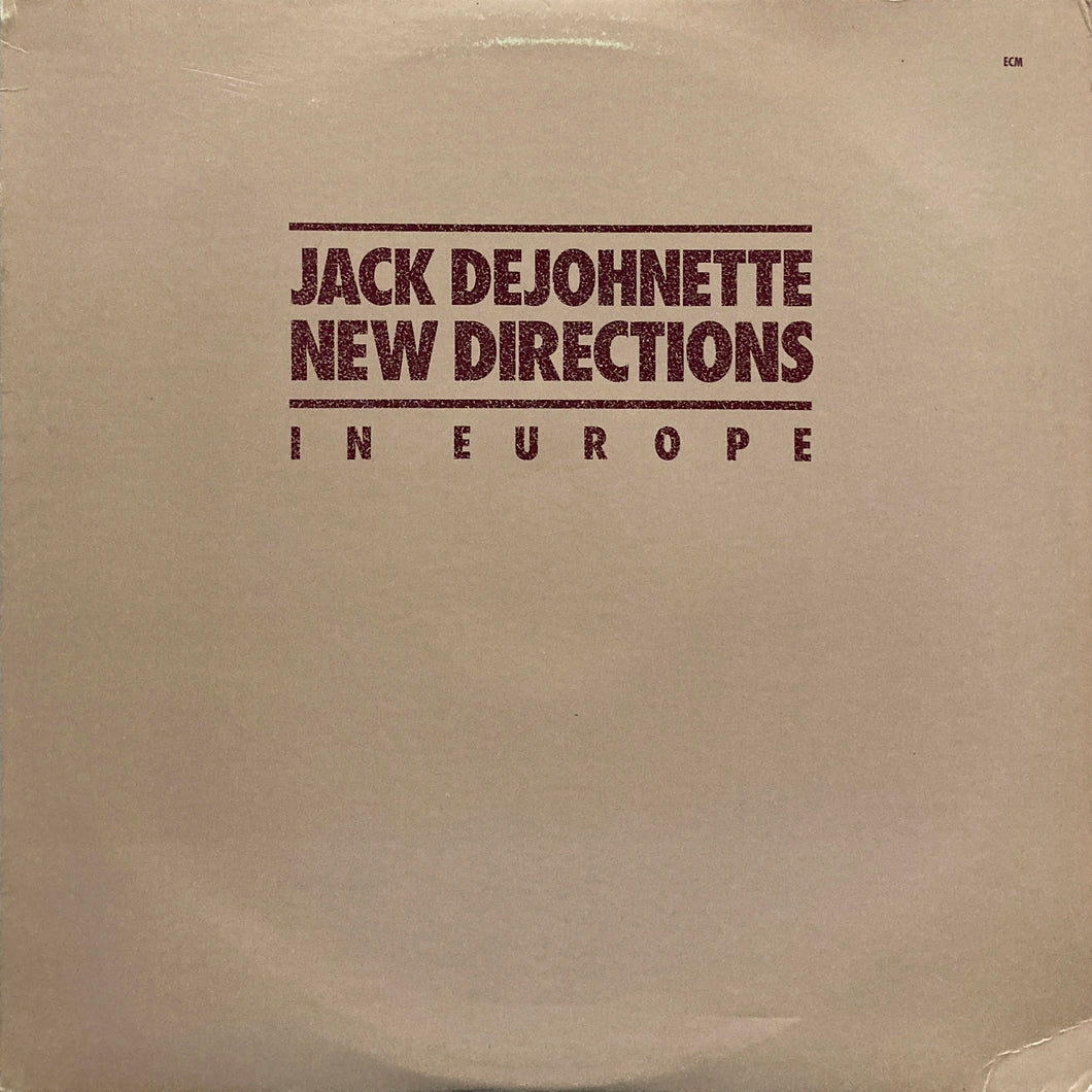 Jack Dejohnette New Directions “In Europe”
