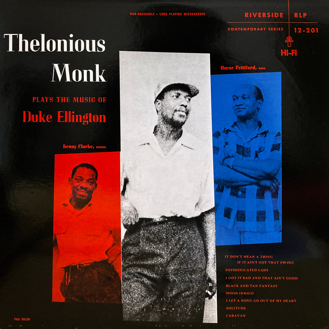Thelonious Monk “Plays The Music of Duke Ellington”