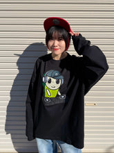 Load image into Gallery viewer, DJ Namisuke ☆ Big Silhouette Long-Sleeve T-Shirt <Made-to-Order>