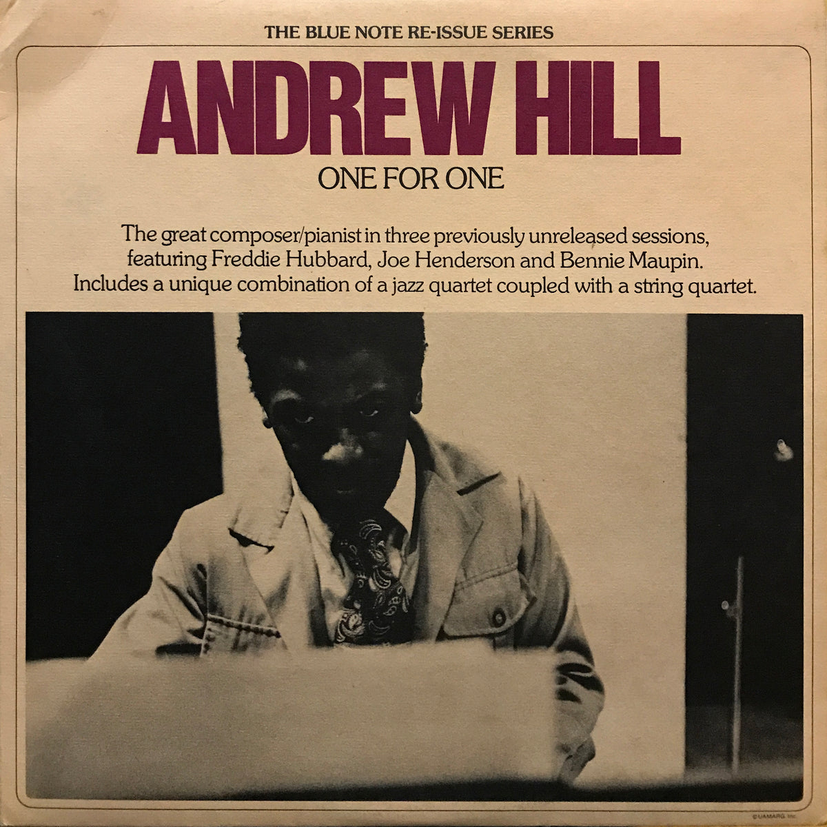 Andrew Hill “One For One” – PHYSICAL STORE