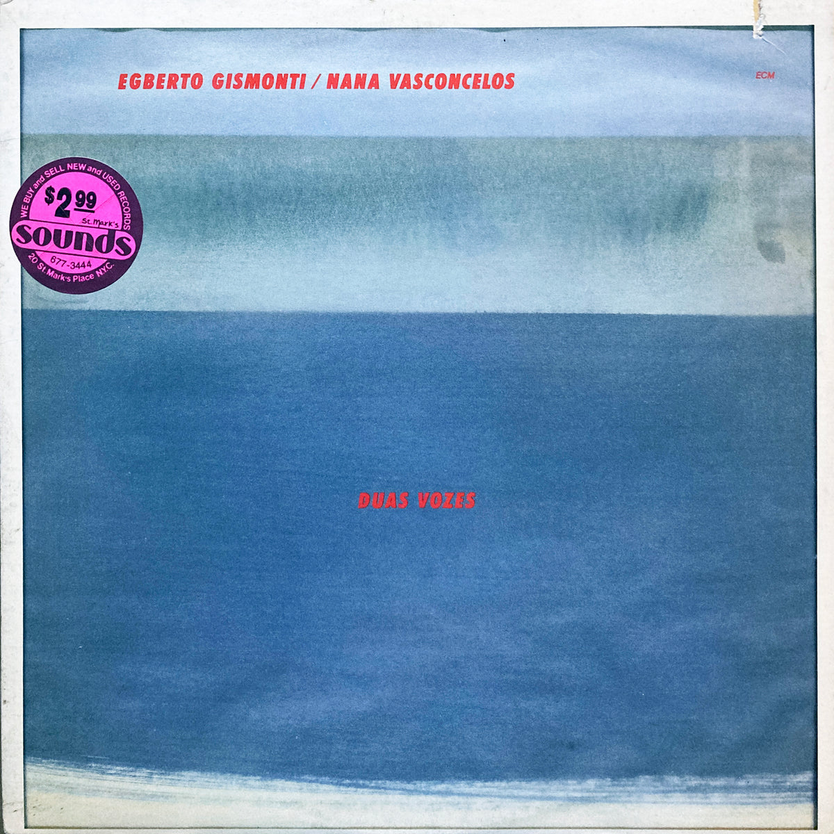 Egberto Gismonti – Duas Vozes テストプレス Duas Vozes - ECM Records