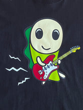 画像をギャラリービューアに読み込む, <受注生産> ギターなみすけ ☆ Big Silhouette Long-Sleeve T-shirt (Black/Frost gray, Sizes S-XL)
