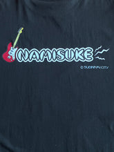 画像をギャラリービューアに読み込む, <受注生産> ギターなみすけ ☆ Big Silhouette Long-Sleeve T-shirt (Black/Frost gray, Sizes S-XL)