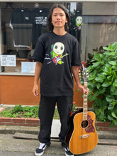 画像をギャラリービューアに読み込む, <受注生産> ギター なみすけ ☆ T-Shirt (Black/White, Sizes S-XL)
