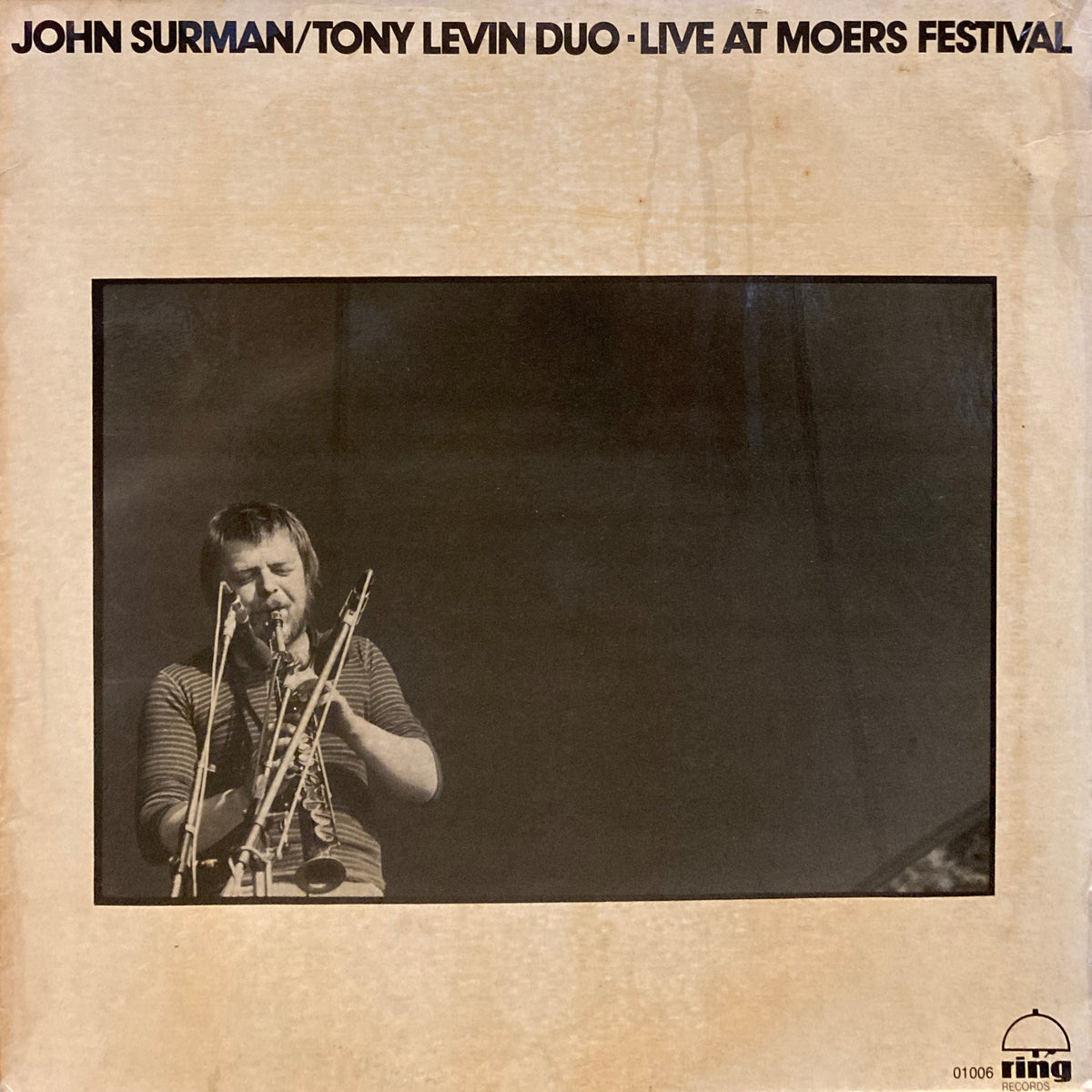 洋楽 sticks man affair/ken & stepping tony John Surman / Tony Levin Duo “Live at Moers Festival