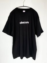 Load image into Gallery viewer, Organic Music T-Shirt “Obscure” (Black/White, Sizes S-XXL)