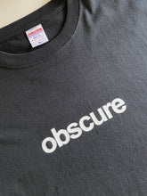 Load image into Gallery viewer, Organic Music T-Shirt “Obscure” (Black/White, Sizes S-XXL)