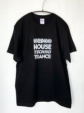 Load image into Gallery viewer, Organic Music T-Shirt “Going to Dance”  (Black/White, Sizes S-XXL)