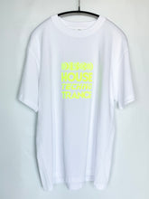Load image into Gallery viewer, Organic Music T-Shirt “Going to Dance Neon” (Yellow/Red, Sizes S-XXL)