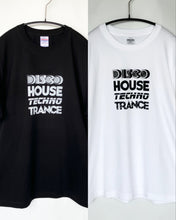 Load image into Gallery viewer, Organic Music T-Shirt “Going to Dance”  (Black/White, Sizes S-XXL)