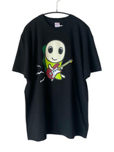 画像をギャラリービューアに読み込む, <受注生産> ギター なみすけ ☆ T-Shirt (Black/White, Sizes S-XL)
