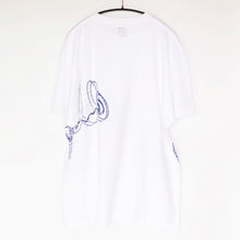 Load image into Gallery viewer, <Made to order> Organic Music T-shirt “String theory” White (M/L/XL)