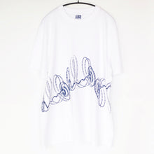 Load image into Gallery viewer, <Made to order> Organic Music T-shirt “String theory” White (M/L/XL)