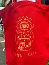 画像をギャラリービューアに読み込む, Organic Music × Planet Baby Tote Bag
