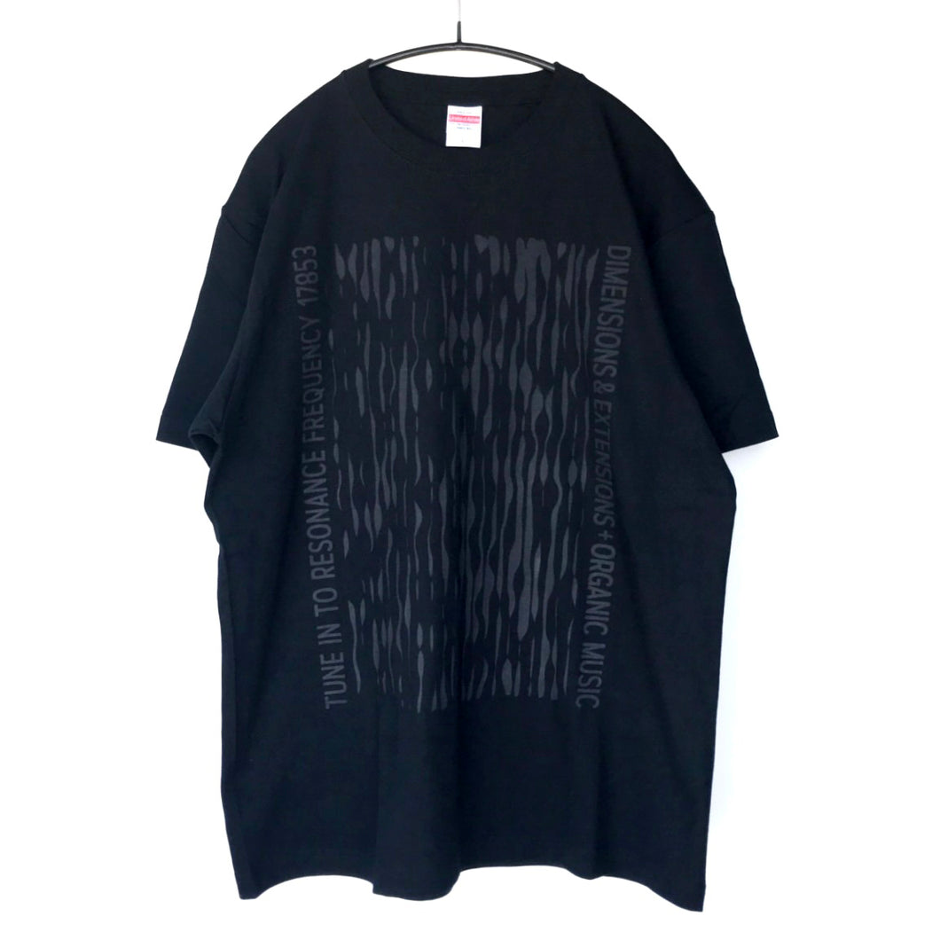 Organic Music T-Shirt “DIMENSIONS & EXTENSIONS” Black (L)