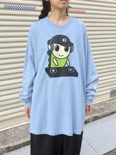 Load image into Gallery viewer, DJ Namisuke ☆ Big Silhouette Long-Sleeve T-Shirt <Made-to-Order>
