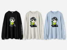 Load image into Gallery viewer, DJ Namisuke ☆ Big Silhouette Long-Sleeve T-Shirt <Made-to-Order>
