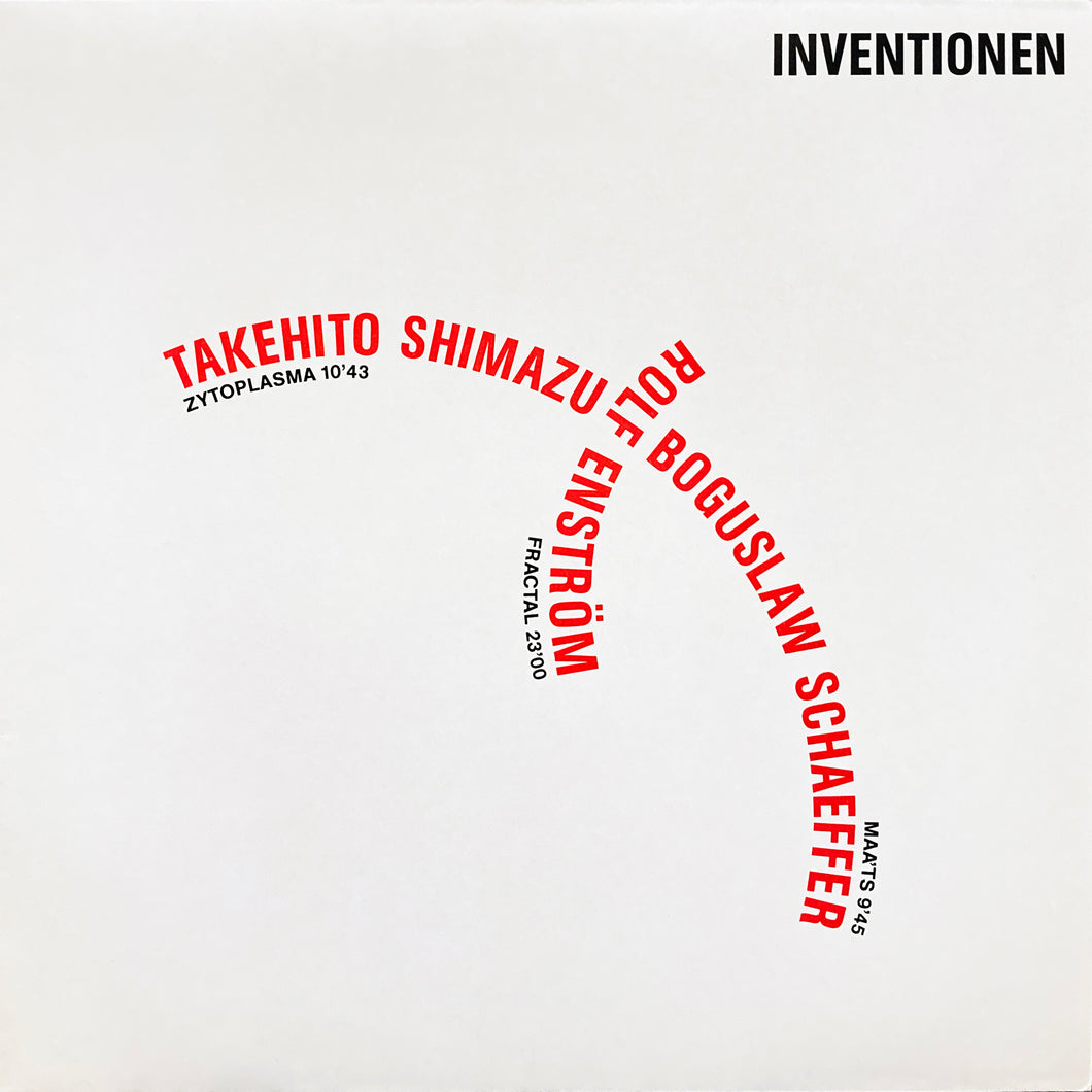 T. Shimazu, B. Schaeffer, R. Enstrom “Inventionen”