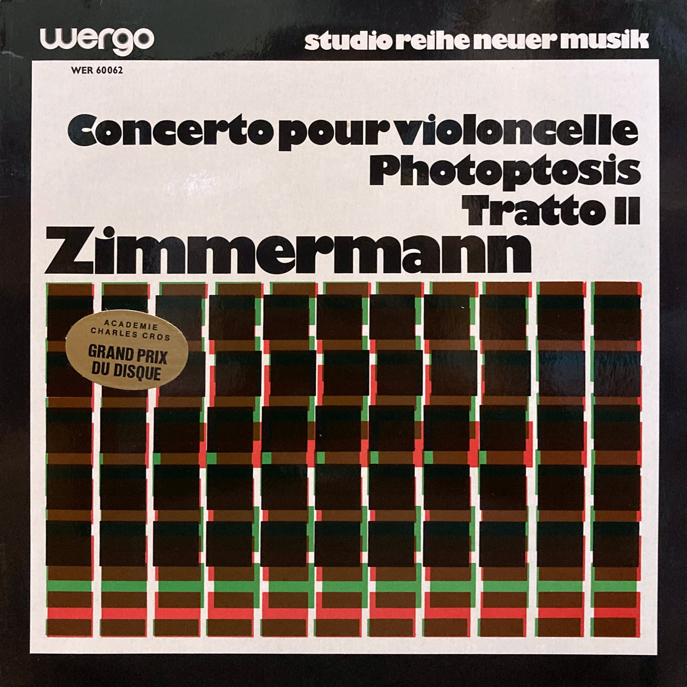 Bernd Alois Zimmerman “Concerto + Photoptosis + Tratto II