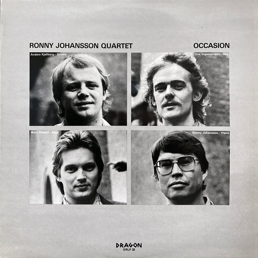 Ronny Johansson Quartet “Occasion”