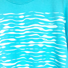 Load image into Gallery viewer, &lt;Made to order&gt;Organic Music T-Shirt “Minamo” Lagoon Blue (M/L/XL)
