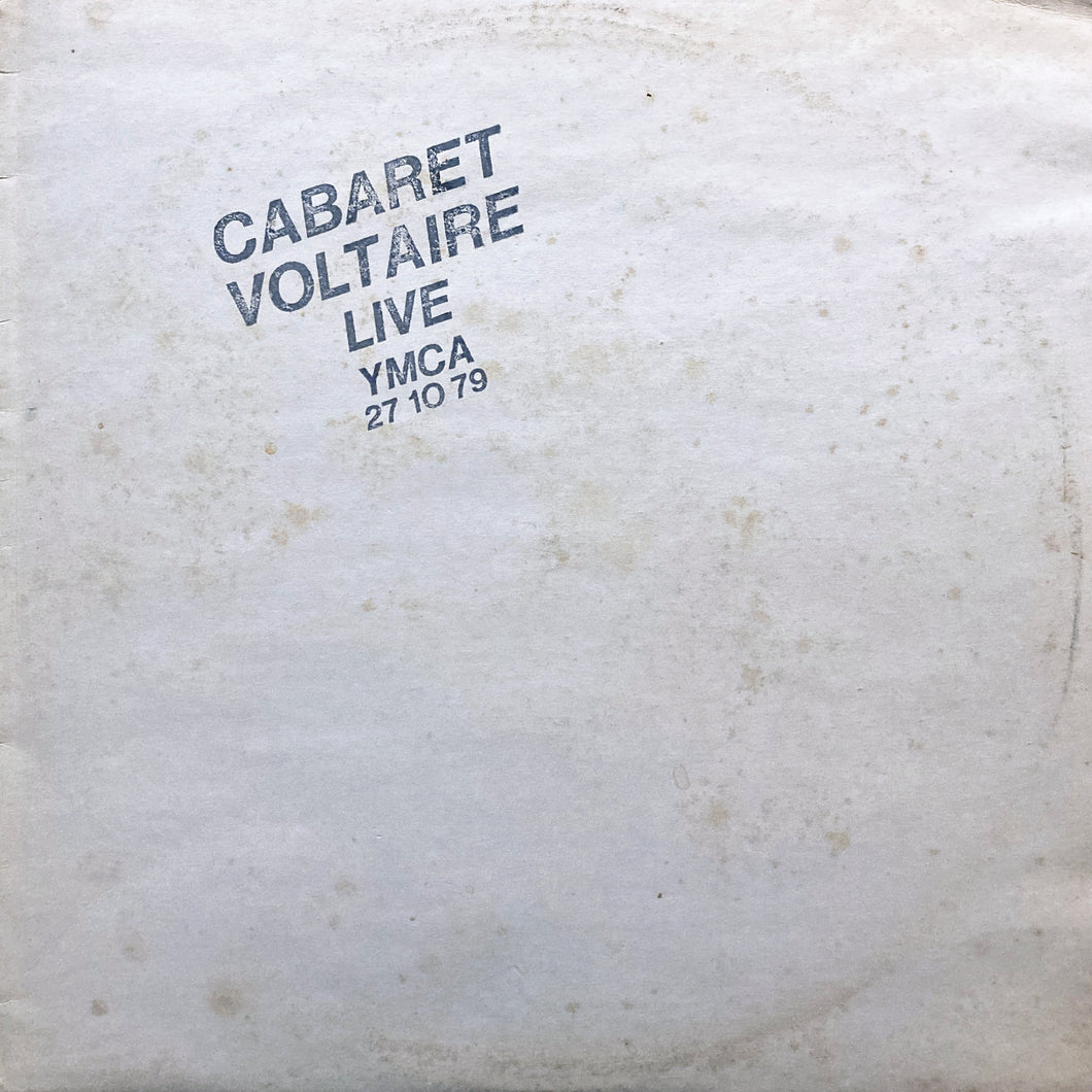 Cabaret Voltaire “Live at the Y.M.C.A. 27.10.79”