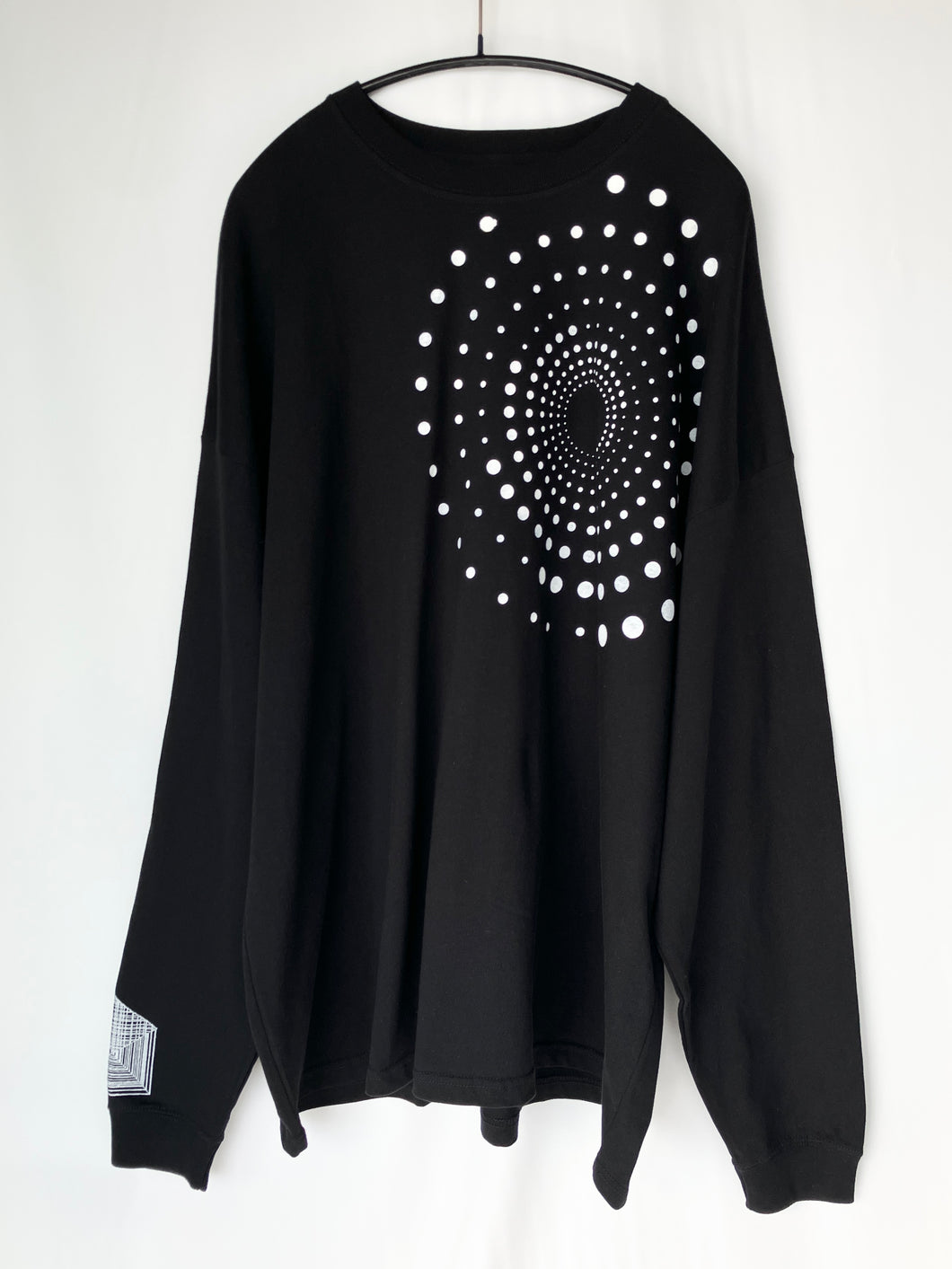 Ninosathes ＊ Cohshi. ＊ Organic Music  T-Shirt “ BACKBONE & SPIRAL HEART” (XL)