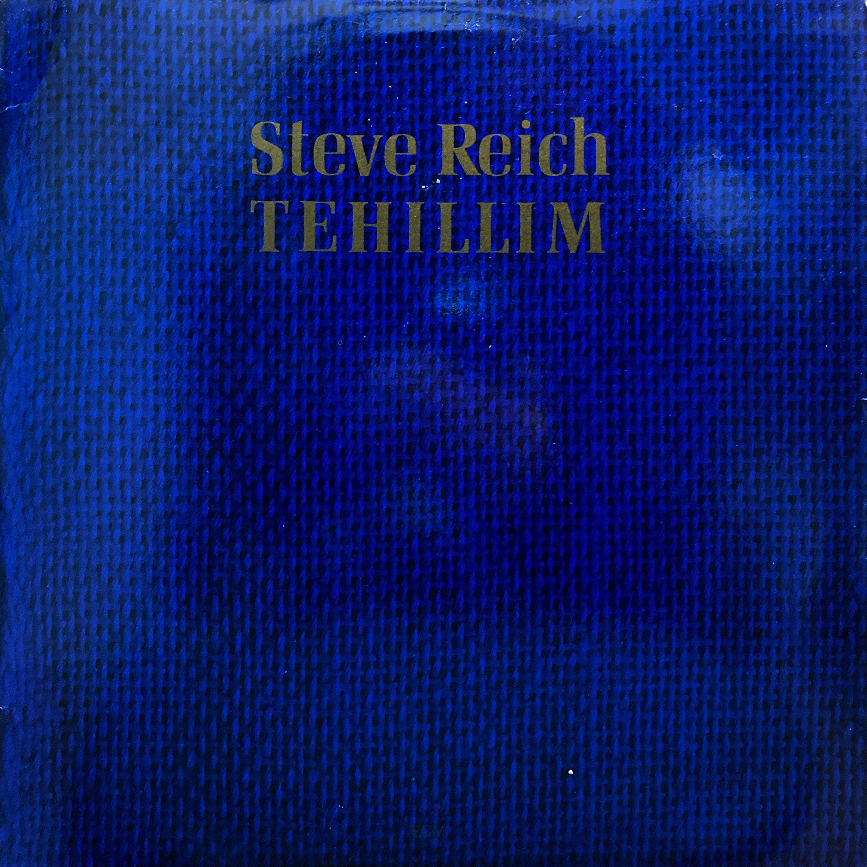 LP スティーブ・ライヒ/TEHILLIM テストプレス盤 Steve Reich 