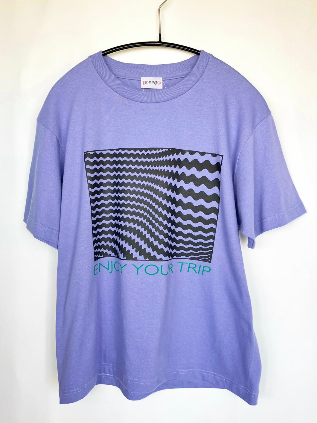 hoop ☆ Original Silk print T-Shirt (S)