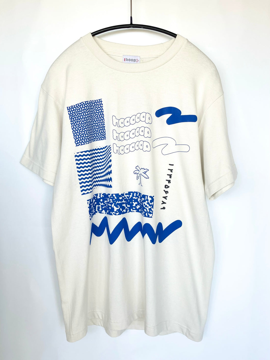 hoop ☆ Original Silk print T-Shirt (M)