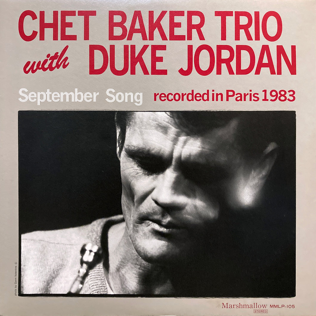 Chet Baker Trio with Duke Jordan “September Song”