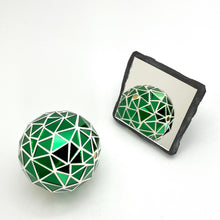 画像をギャラリービューアに読み込む, KALA mirrorwork ☆ trimix-sp green(Φ6.5cm)
