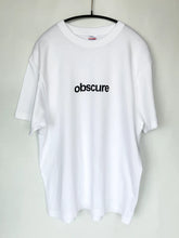 Load image into Gallery viewer, Organic Music T-Shirt “Obscure” (Black/White, Sizes S-XXL)
