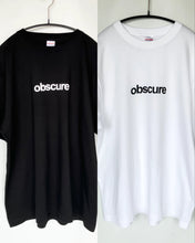 Load image into Gallery viewer, Organic Music T-Shirt “Obscure” (Black/White, Sizes S-XXL)
