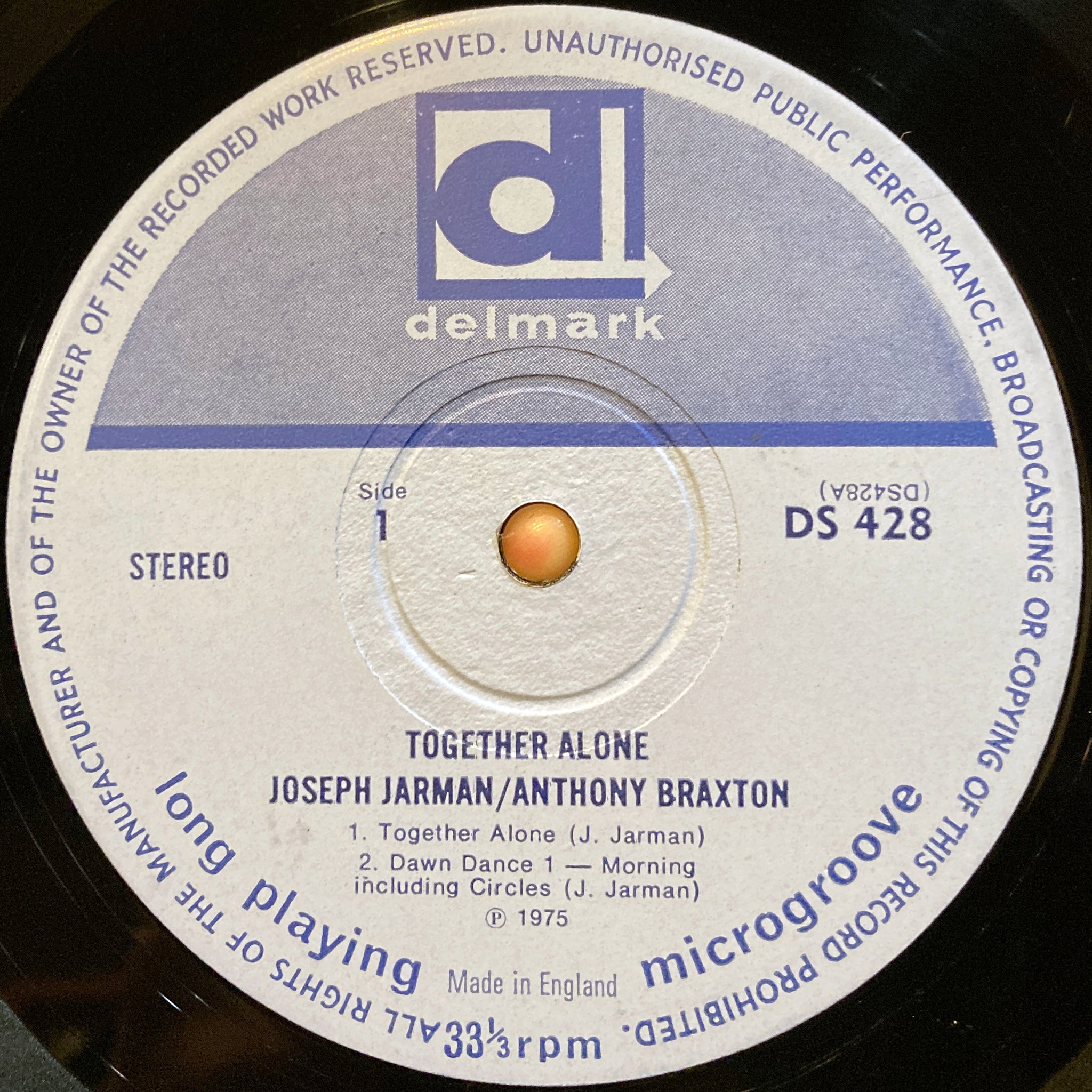 Joseph Jarman, Anthony Brazton “Together Alone” – PHYSICAL STORE