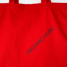 画像をギャラリービューアに読み込む, Organic Music Tote Bag B “Logo Pattern” Red x Black
