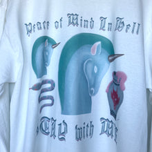 Load image into Gallery viewer, Rie Lambdoll　&quot;Peace of mind in hell&quot; long sleeve T-shirt
