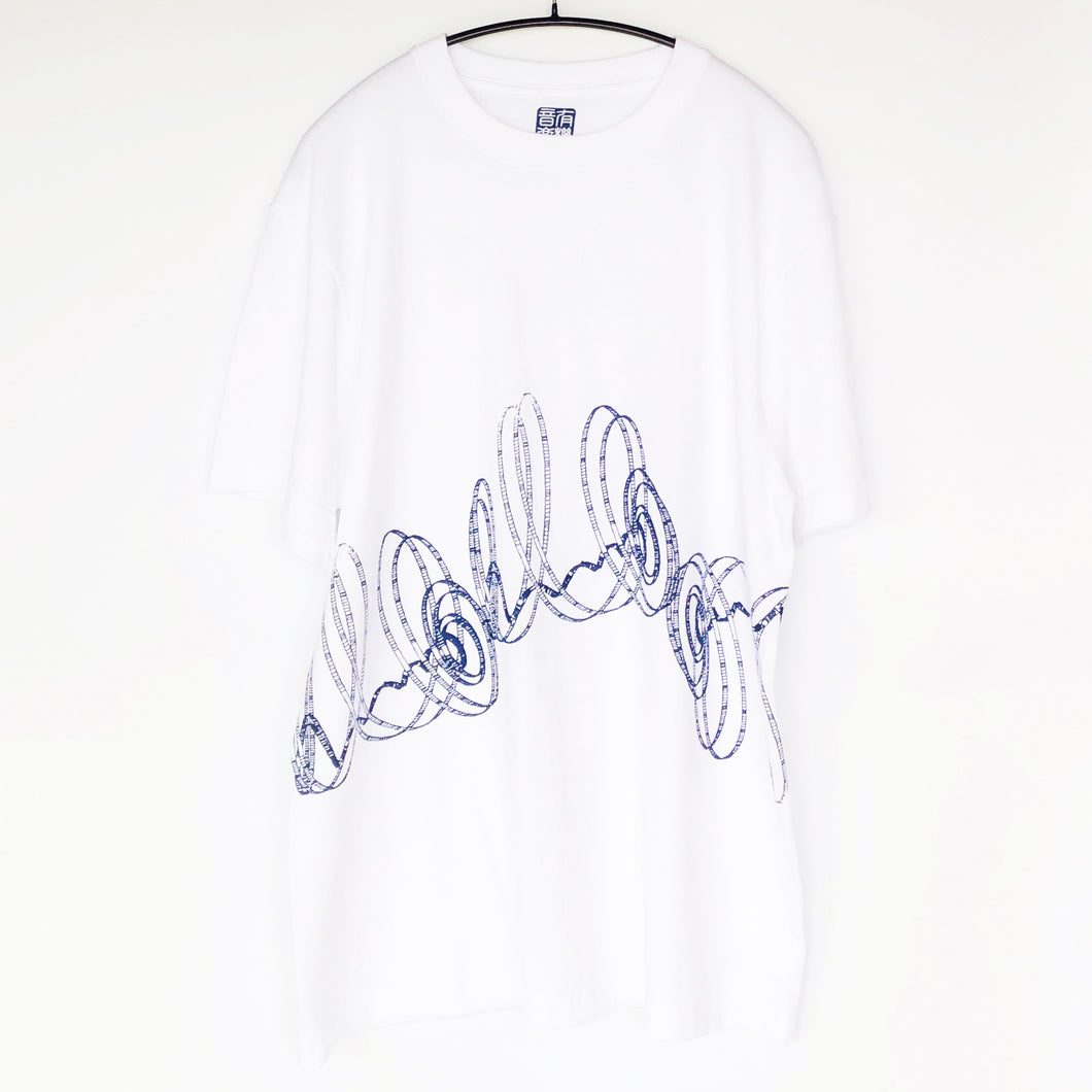 Organic Music T-shirt “String theory” White (M/L/XL)