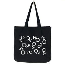 画像をギャラリービューアに読み込む, Organic Music Tote Bag A “Logo Pattern” Black x White
