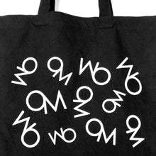Load image into Gallery viewer, Organic Music Tote Bag A “Logo Pattern” Black x White

