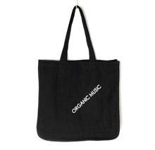 Load image into Gallery viewer, Organic Music Tote Bag A “Logo Pattern” Black x White
