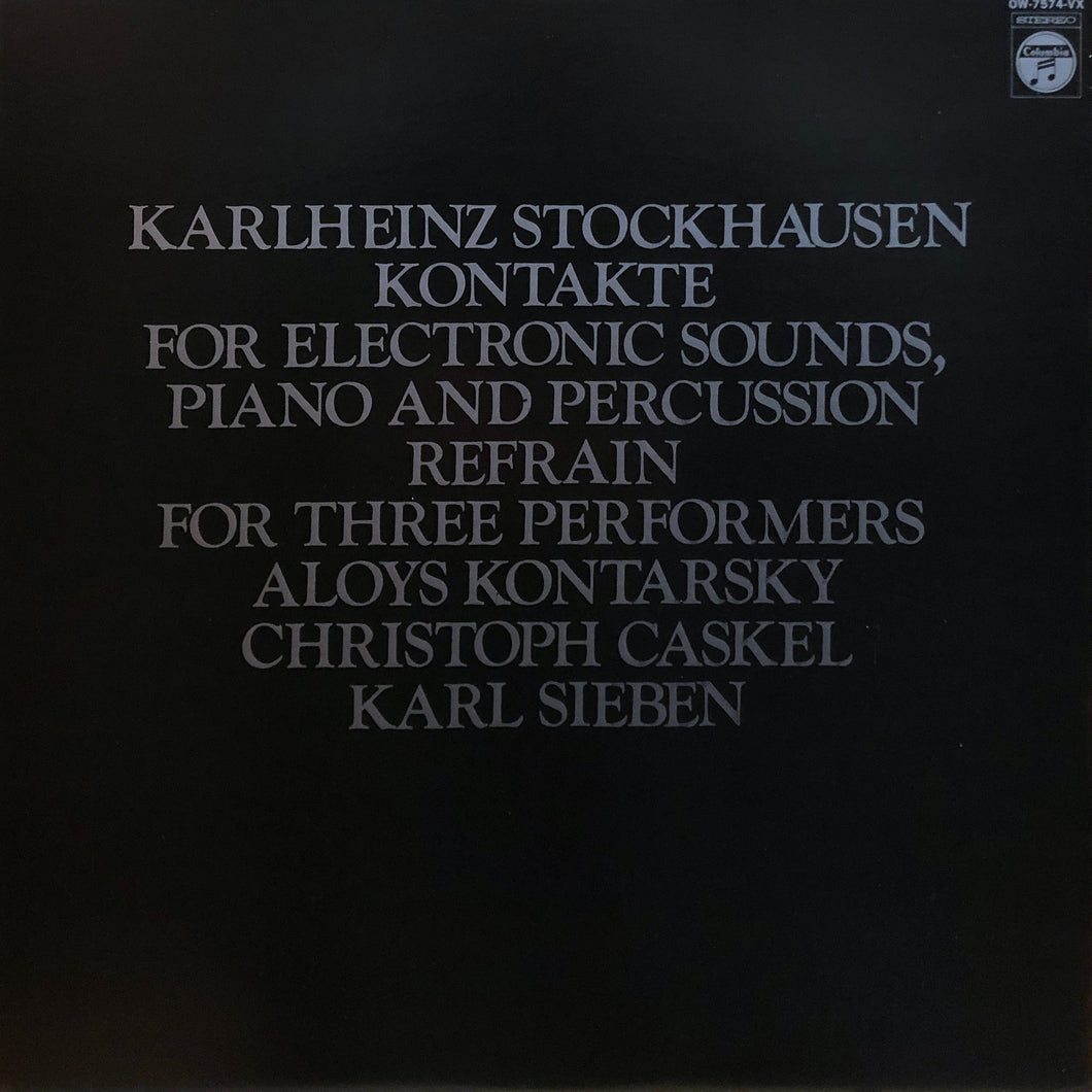 Karlheinz Stockhausen “Kontakte”