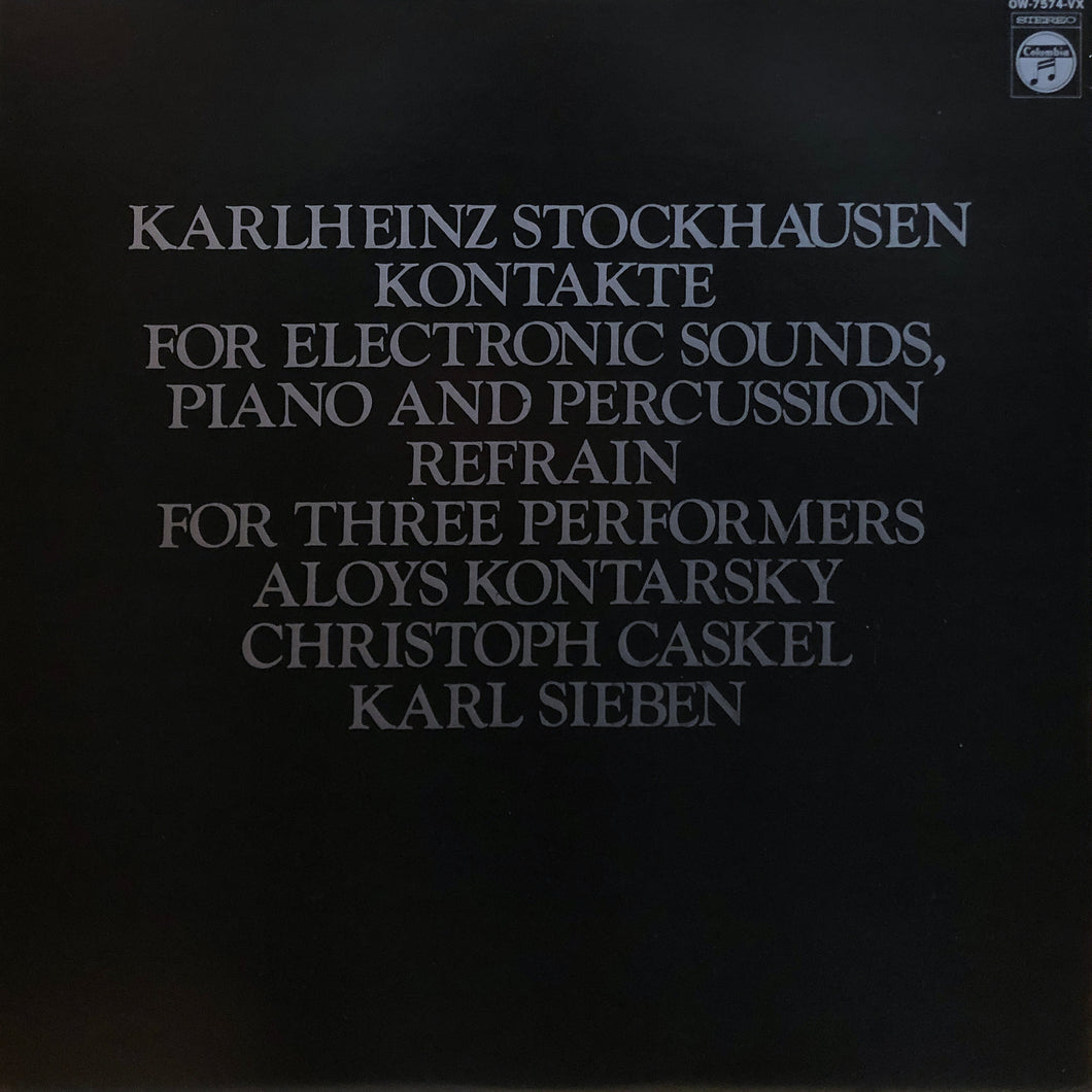 Karl-Heinz Stockhausen “Kontakte”