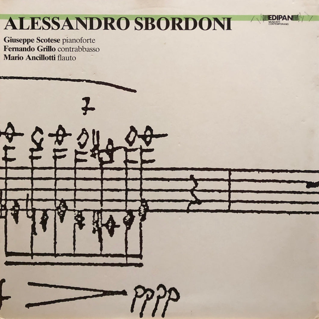 Alessandro Sbordoni “S.T.”