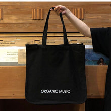 Load image into Gallery viewer, Organic Music Tote Bag A “Big Logo”
