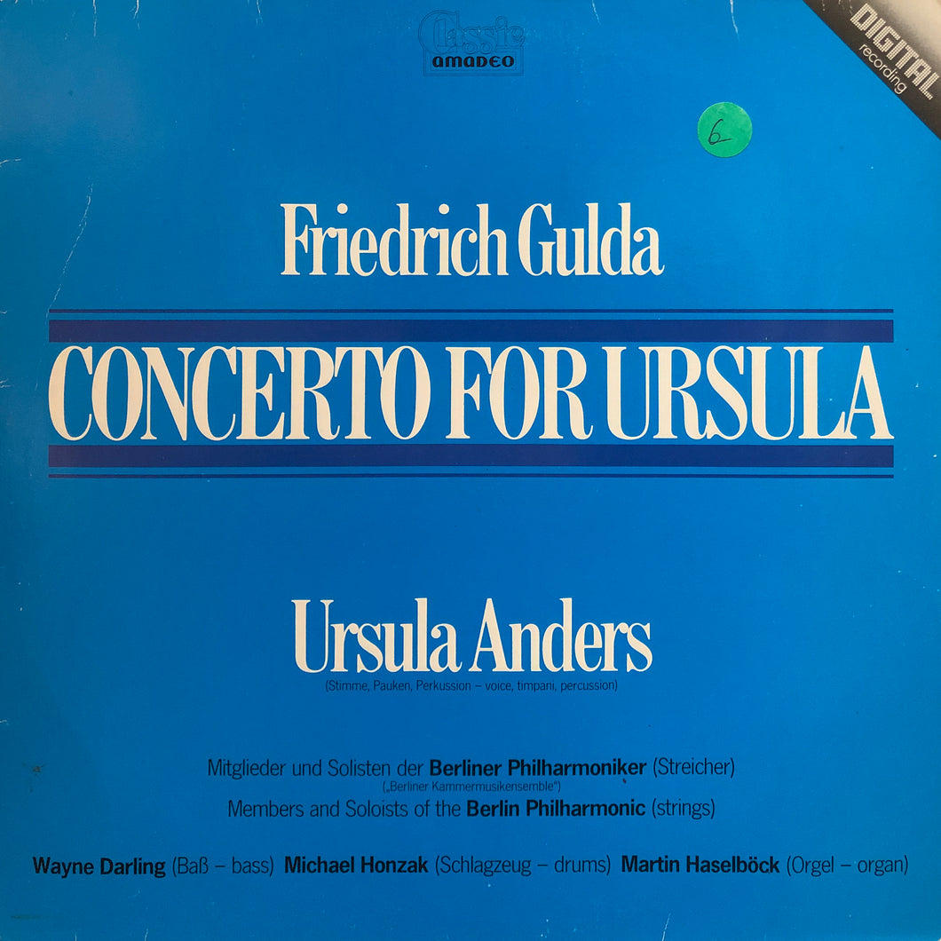 Friedrich Gulda, Ursula Anders “Concerto for Ursula”